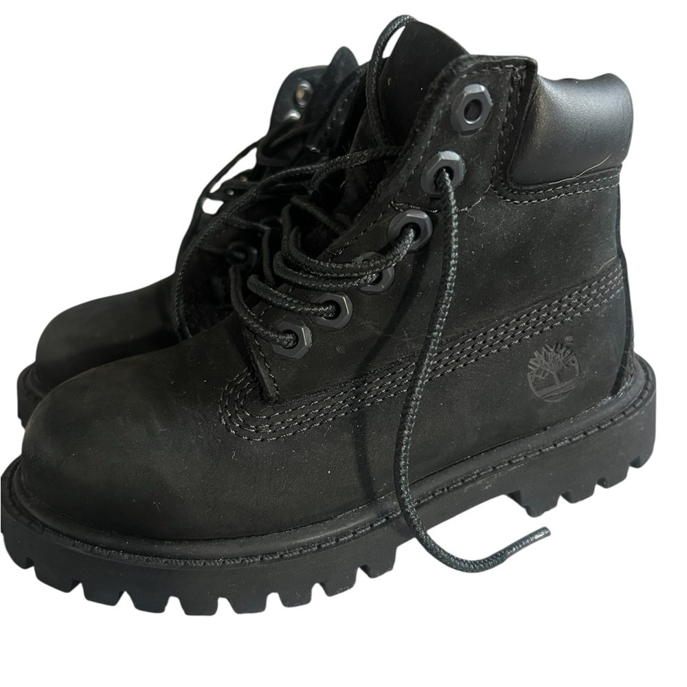 Toddler Timberland Black Boots – Size 9M